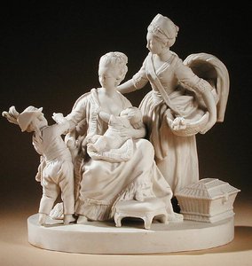 The Nursemaid, 1774 (sušenkový porcelán)